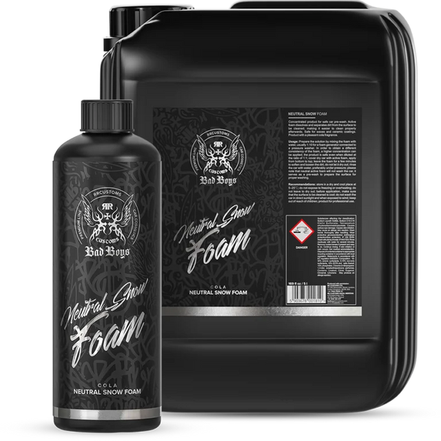 RR Customs Bad Boys Neutral Snow Foam for a safe pre-wash