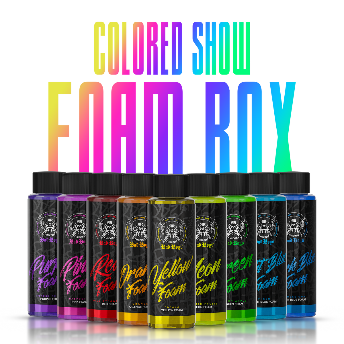 Bad Boys Colored Show Foam Box