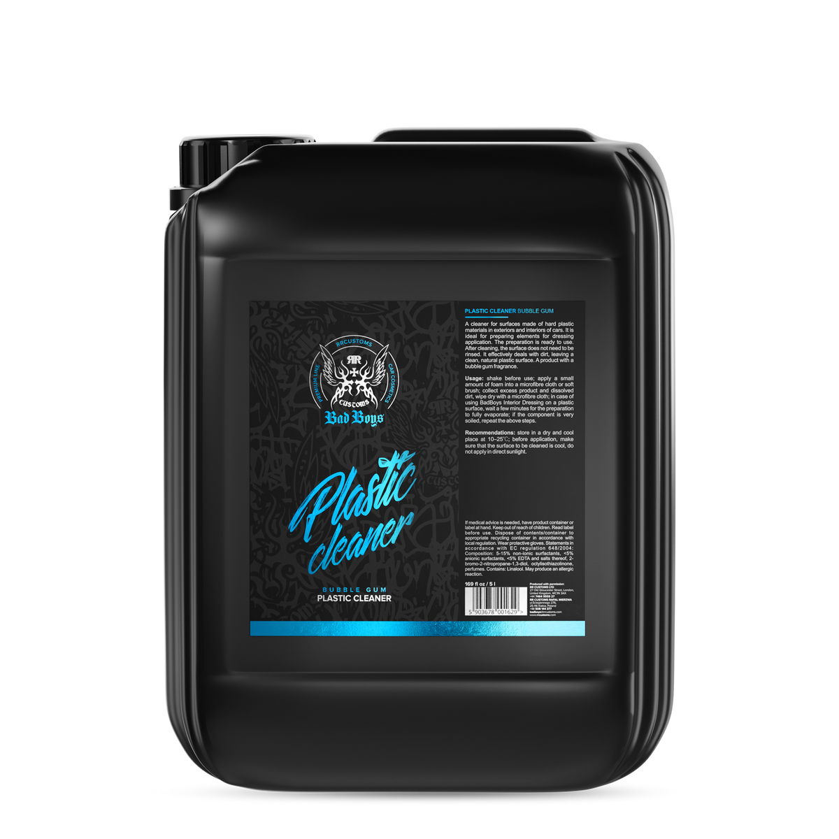 Bad Boys Plastic Cleaner Bubble Gum